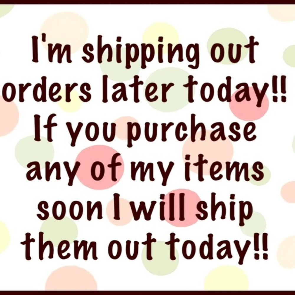 Shipping Today by 2pm